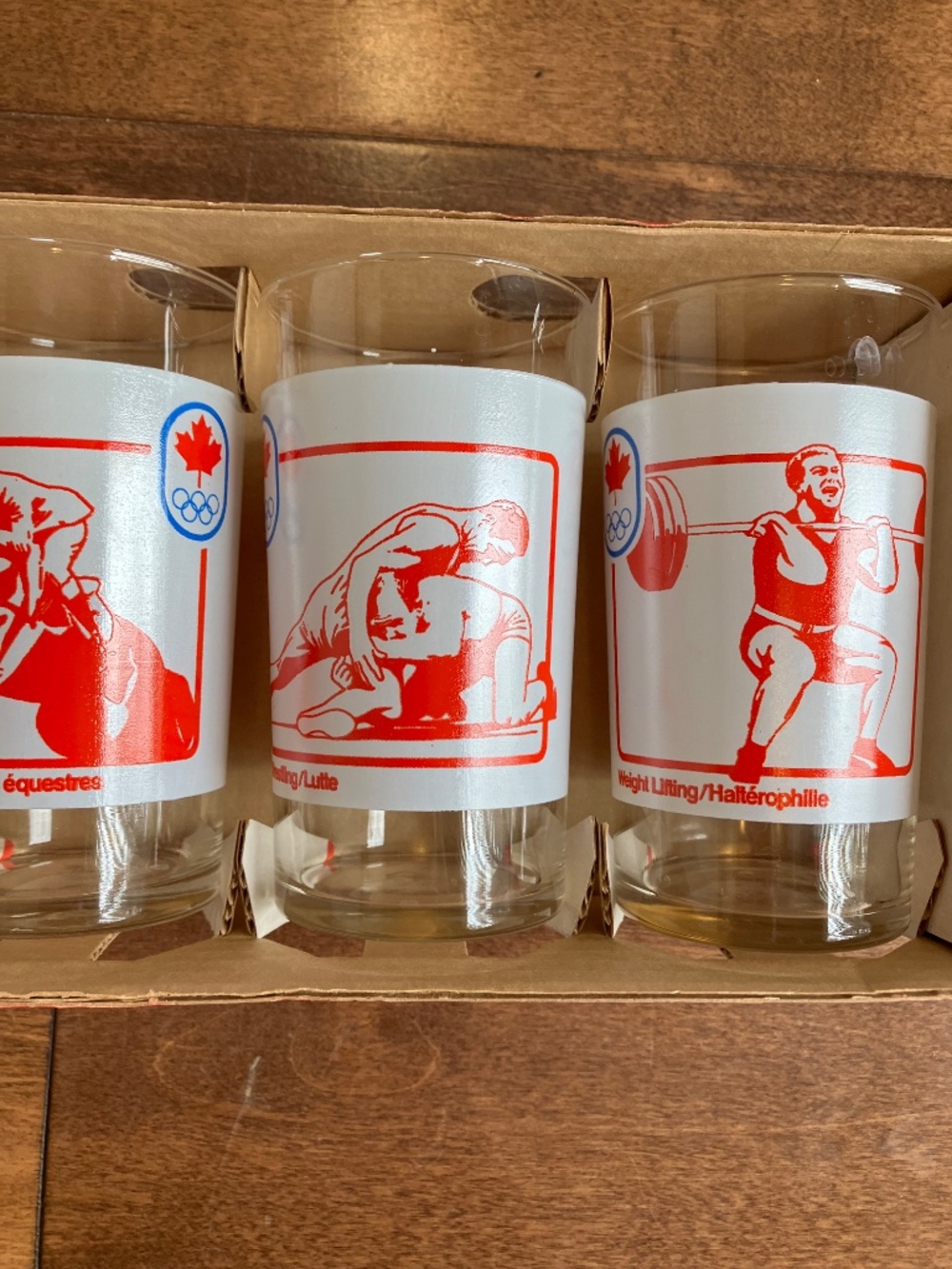 Vintage Montreal Olympics 4 Oz Glasses -Set of Four - Picture 12 of 14